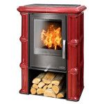 Kachlová kamna ABX Sicilia bordo